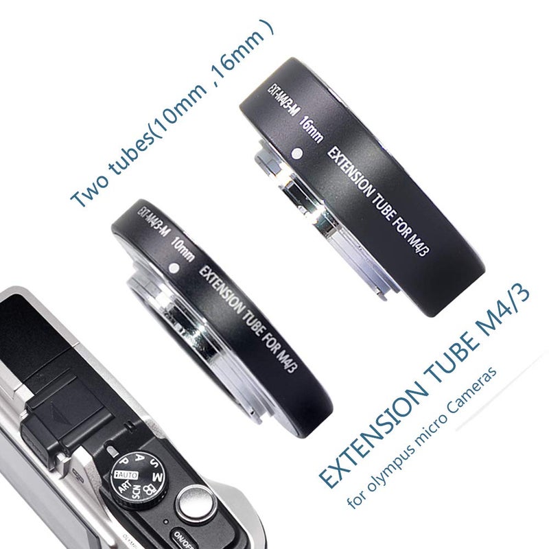 Mcoplus EXT-M4/3-M 10mm 16mm Automatic Extension Tube for Olympus Panasonic Micro 4/3 System Camera - Image 5